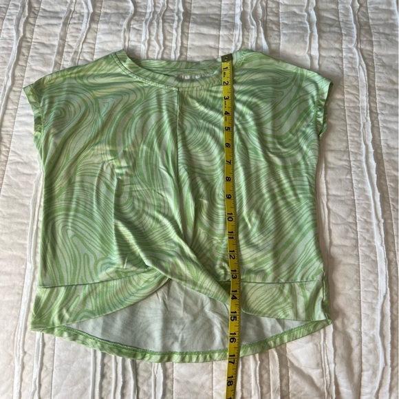 Girls Ideology Short sleeve top t-shirt Green SZ M - Picture 7 of 8